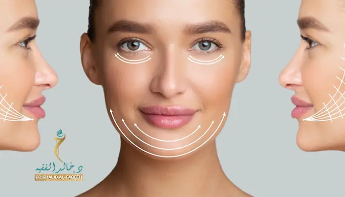شد الوجه بالليزر والفيزر بنتائج سريعة وفعالة